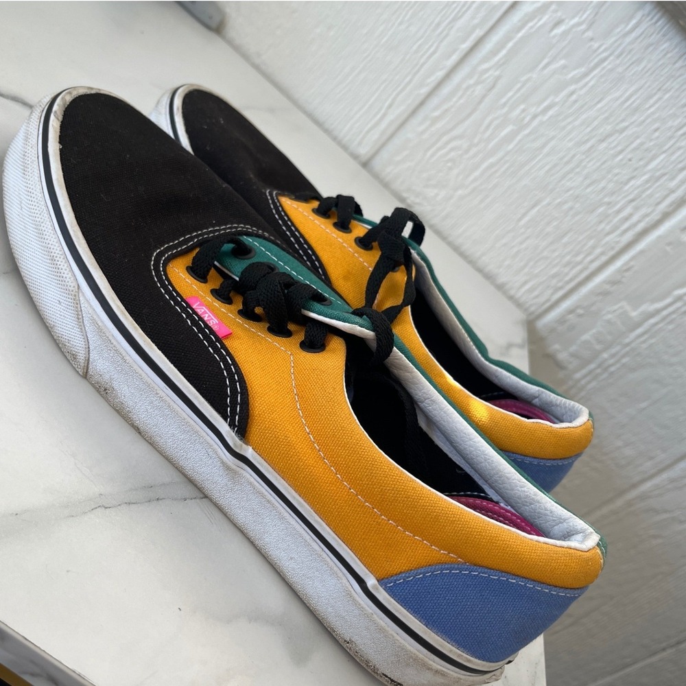 Vans Era Color Block Canvas Skate Shoes‎ Mens 9 Womens 10.5